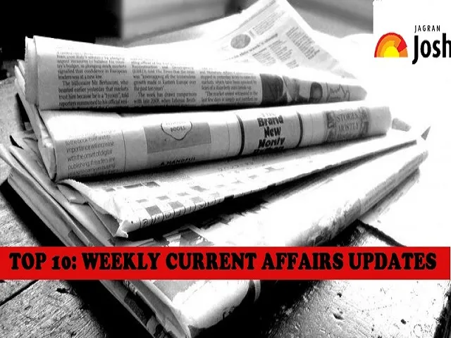 Top 10 Weekly Current Affairs: 15 March to 20 March 2021